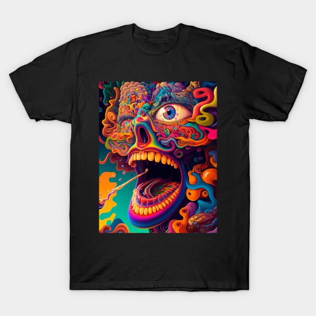 Psychedelic Journeys of the Third Order T-Shirt by FrogandFog